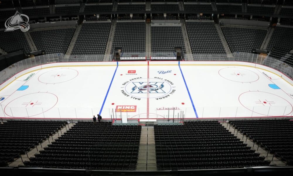 Center Ice credit: Colorado Avalanche social media team